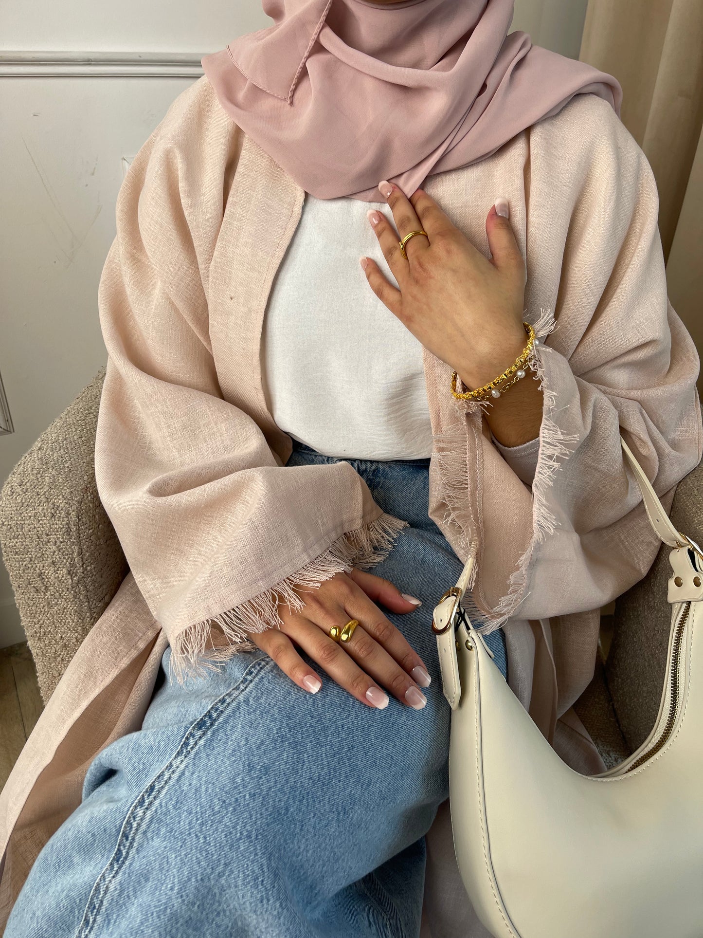 Baby Pink Frayed ๐ธ