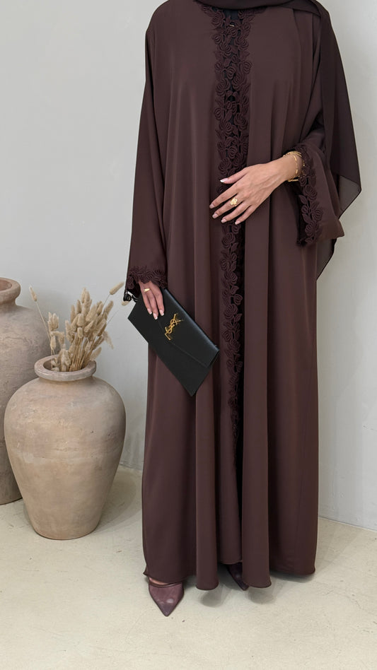La Rosette Abaya — Espresso