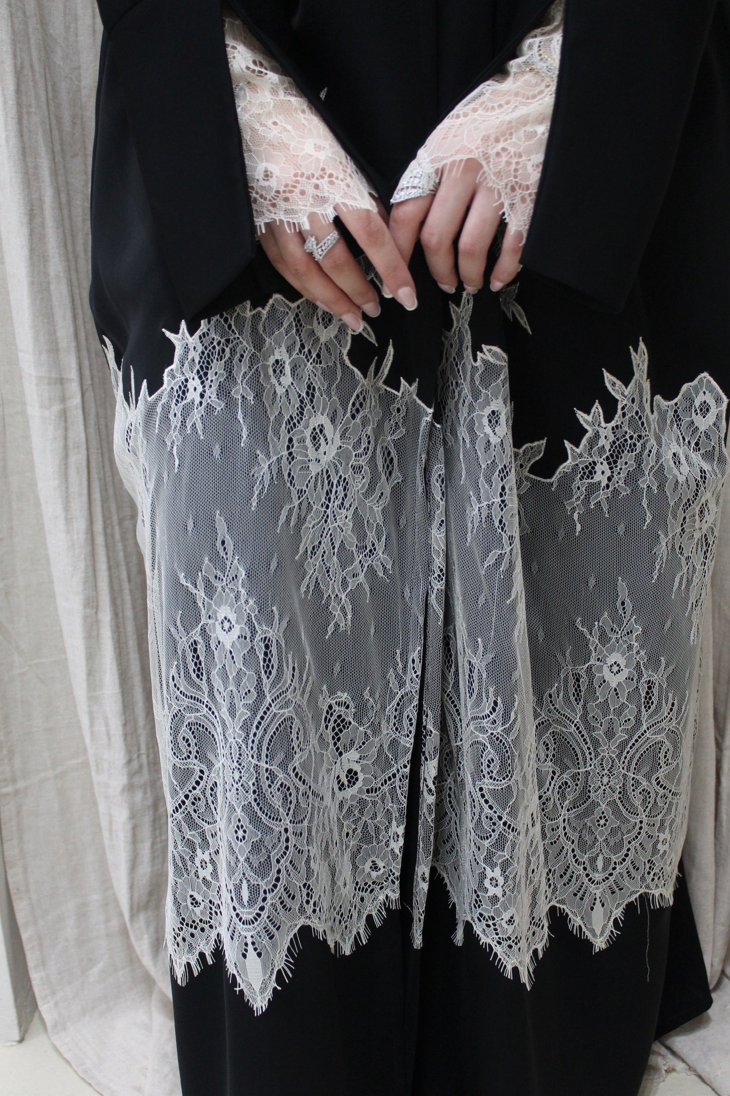 Ivory Muse Abaya