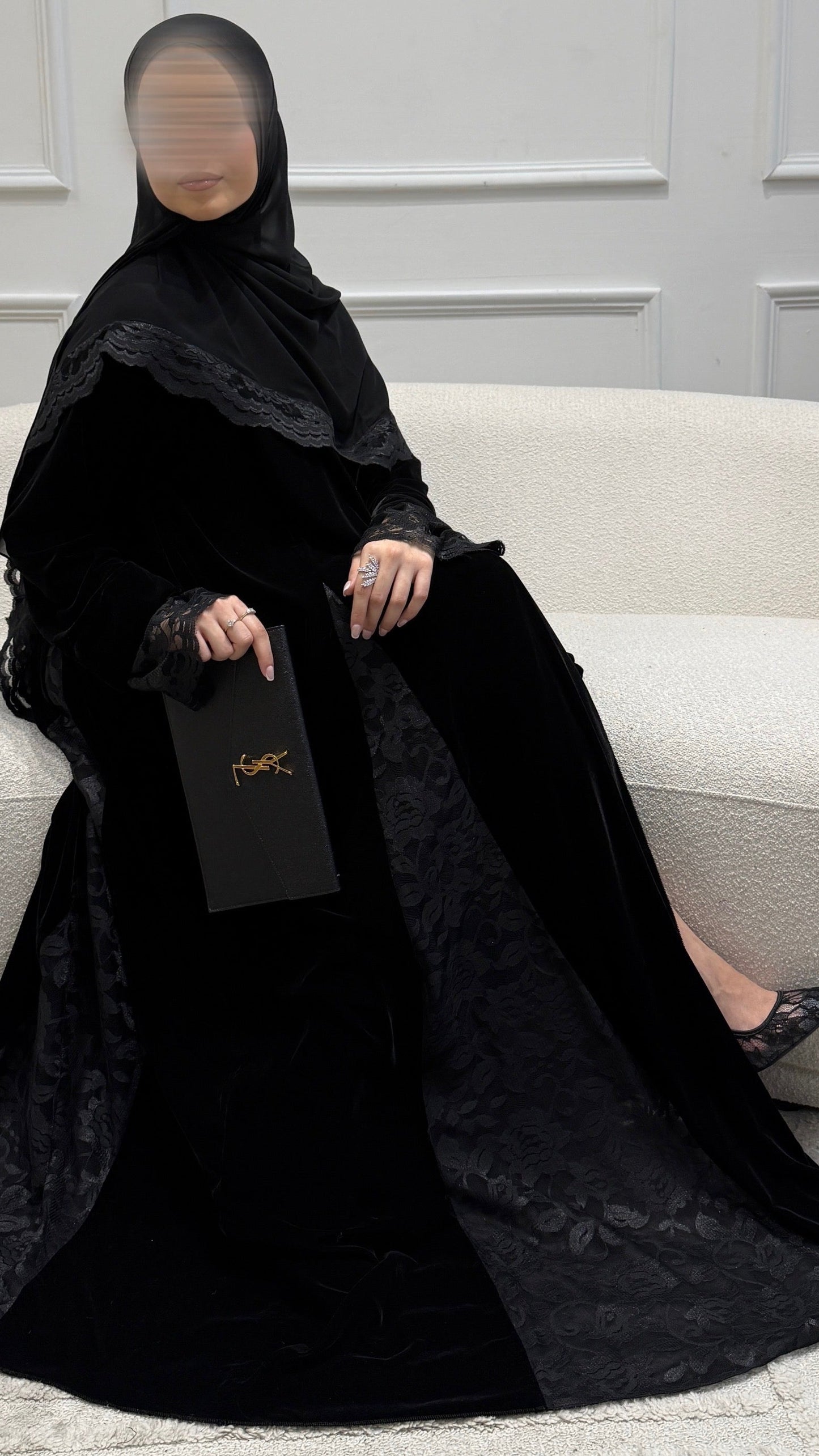 Velvet Noir Abaya