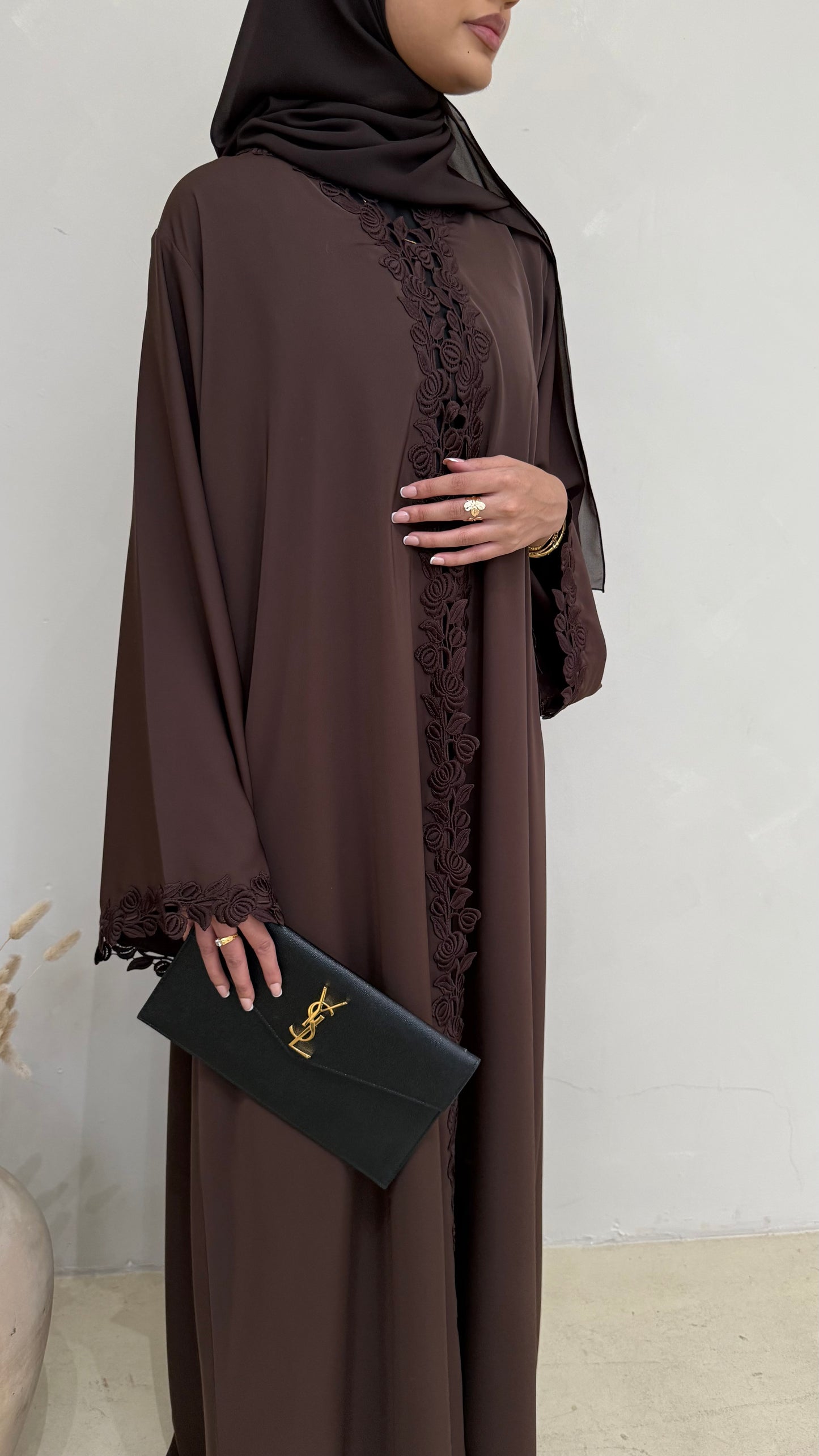 La Rosette Abaya — Espresso